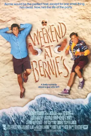 Weekend at Bernie's (1989) Men's Colored  Long Sleeve T-Shirt - idPoster.com