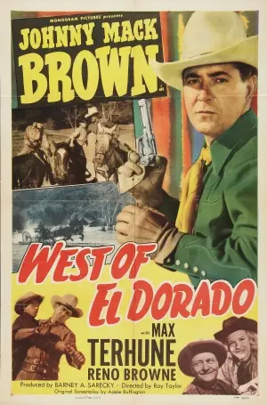 West of El Dorado (1949) Drawstring Backpack - idPoster.com