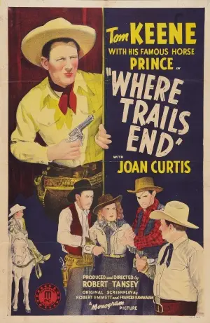 Where Trails End (1942) White T-Shirt - idPoster.com