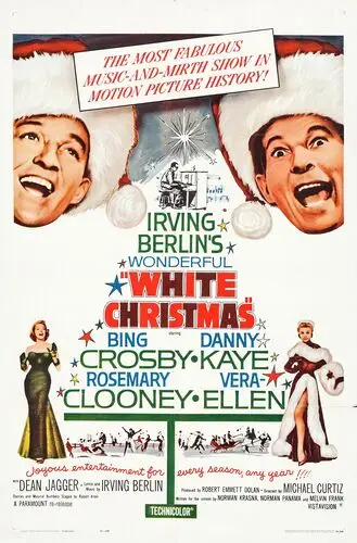 White Christmas (1954) Men's Colored T-Shirt - idPoster.com