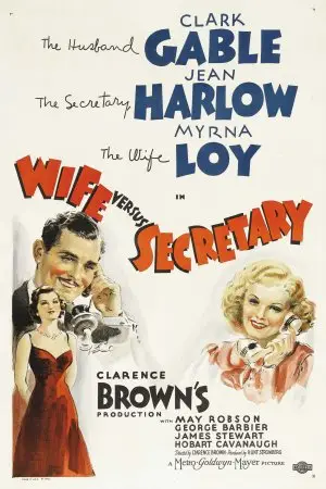 Wife vs. Secretary (1936) White T-Shirt - idPoster.com