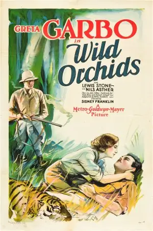Wild Orchids (1929) Women's Colored  Long Sleeve T-Shirt - idPoster.com