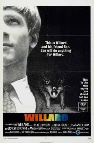 Willard (1971) White T-Shirt - idPoster.com