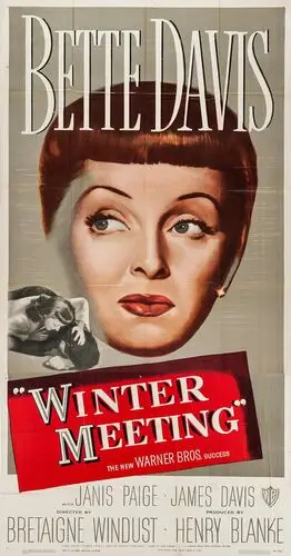 Winter Meeting (1948) White Tank-Top - idPoster.com