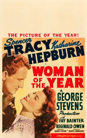 Woman of the Year (1942) White Tank-Top - idPoster.com