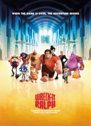 Wreck-It Ralph (2012) Men's Colored Hoodie - idPoster.com