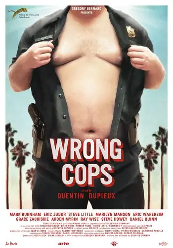Wrong Cops (2014) White T-Shirt - idPoster.com