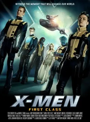 X-Men: First Class (2011) White Tank-Top - idPoster.com
