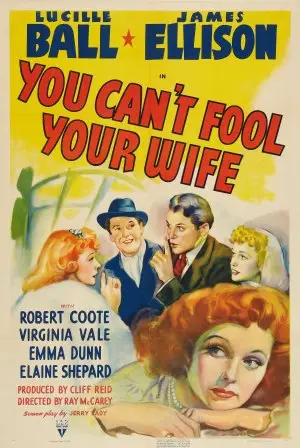 You Cant Fool Your Wife (1940) White T-Shirt - idPoster.com