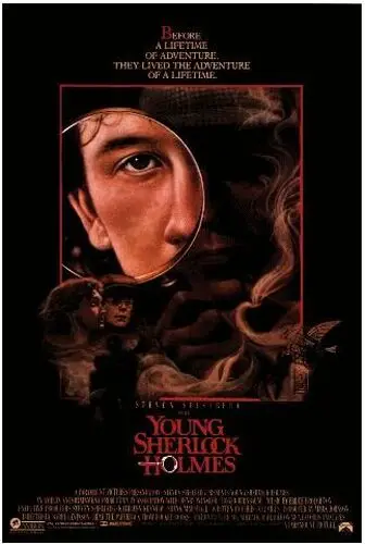 Young Sherlock Holmes (1985) Drawstring Backpack - idPoster.com