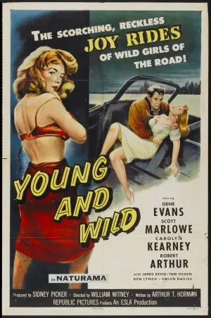 Young and Wild (1958) Women's Colored Tank-Top - idPoster.com