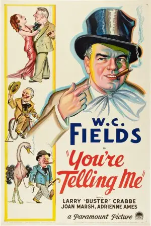 Youre Telling Me! (1934) White Tank-Top - idPoster.com
