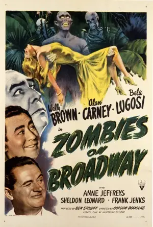 Zombies on Broadway (1945) Women's Colored  Long Sleeve T-Shirt - idPoster.com