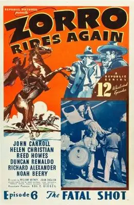 Zorro Rides Again (1937) Men's Colored  Long Sleeve T-Shirt - idPoster.com