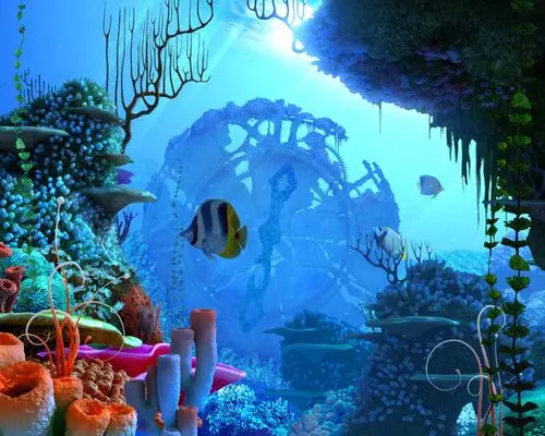Underwater World Fridge Magnet picture 105693