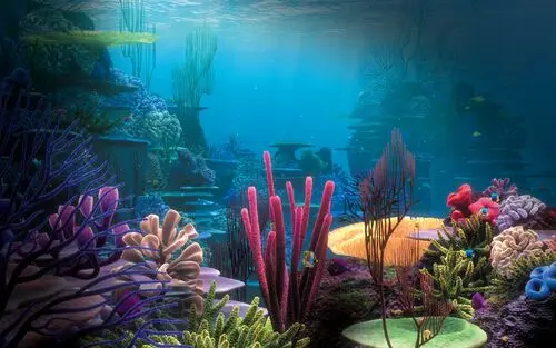 Underwater World Fridge Magnet picture 105706