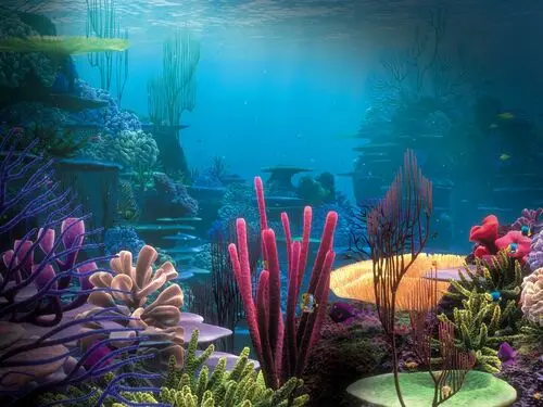 Underwater World Fridge Magnet picture 105812