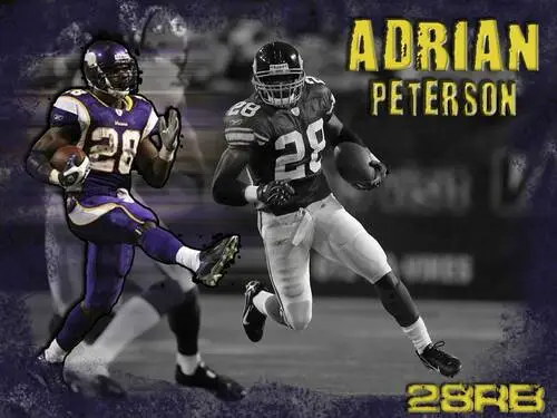 Adrian Peterson Computer MousePad picture 93643