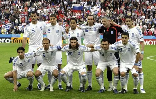 Greece National football team Men's Colored  Long Sleeve T-Shirt - idPoster.com