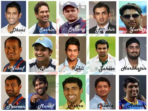Indian Cricket Team Jigsaw Puzzle picture 200310