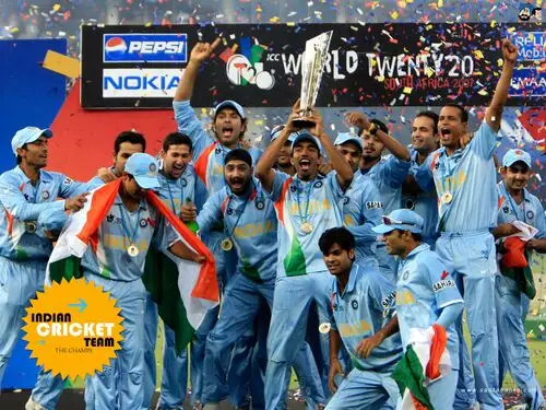 Indian Cricket Team Fridge Magnet picture 200324