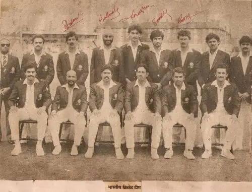 Indian Cricket Team White T-Shirt - idPoster.com
