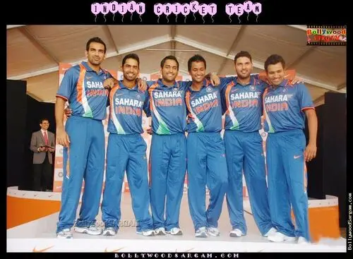 Indian Cricket Team White T-Shirt - idPoster.com