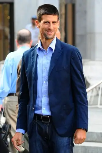 Novak Djokovic Men's Colored  Long Sleeve T-Shirt - idPoster.com