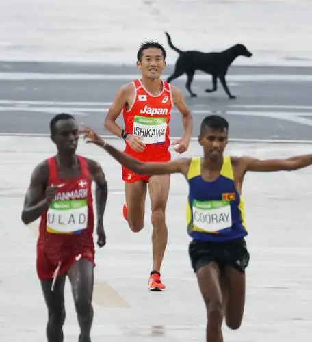 Olympics Athletes run Men's Colored Hoodie - idPoster.com