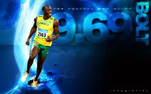 Usain Bolt Computer MousePad picture 109785