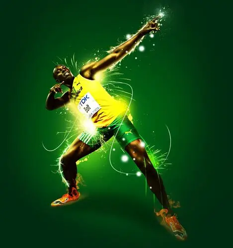 Usain Bolt Computer MousePad picture 166183
