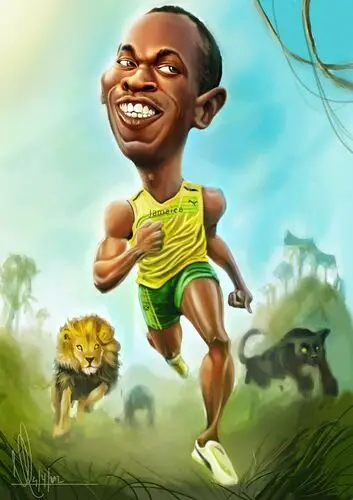 Usain Bolt Fridge Magnet picture 166279