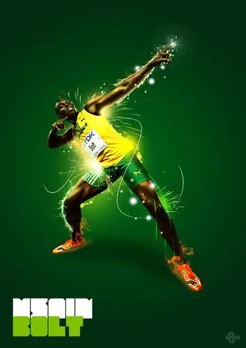 Usain Bolt Computer MousePad picture 166298