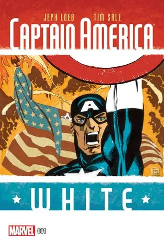 Captain America - White Fridge Magnet picture 1020425