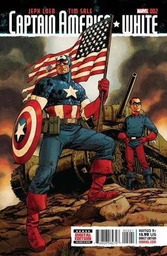 Captain America - White Fridge Magnet picture 1020439