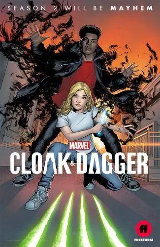 Cloak and Dagger Women's Colored Hoodie - idPoster.com