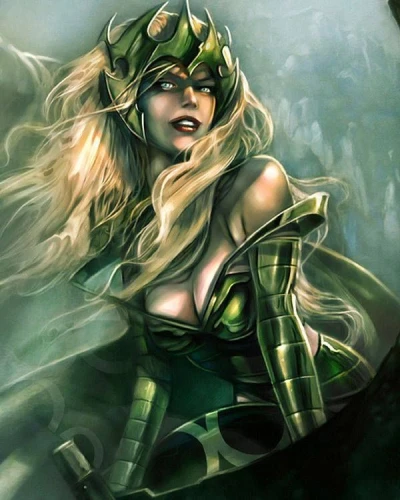 Enchantress (Marvel Comics) Women's Colored Hoodie - idPoster.com