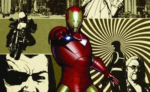 Iron Man - Director of S.H.I.E.L.D Men's Colored  Long Sleeve T-Shirt - idPoster.com