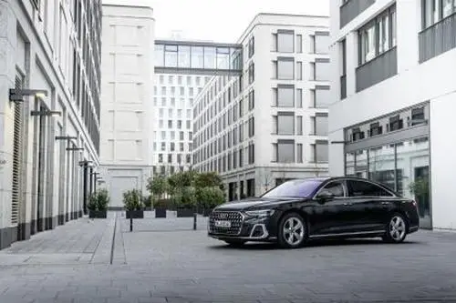 2022 Audi A8 L TFSI e White T-Shirt - idPoster.com