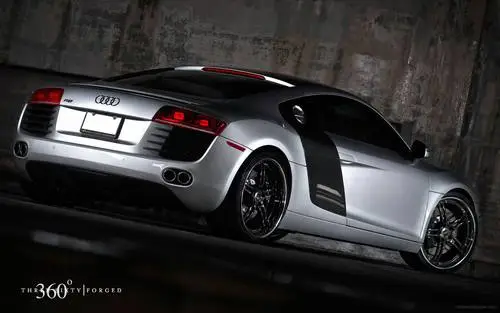 Audi R8 Rear White Tank-Top - idPoster.com