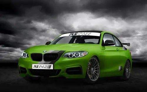 2014 RS RacingTeam BMW RSM235i Green Hell Edition Women's Colored Hoodie - idPoster.com