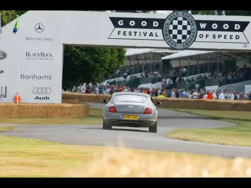 2009 Bentley Continental Supersports at Goodwood Drawstring Backpack - idPoster.com