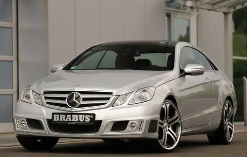 2009 Brabus Mercedes-Benz E-Class Coupe White Tank-Top - idPoster.com