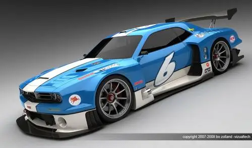 2009 Dodge Challenger Le Mans Concept Kitchen Apron - idPoster.com