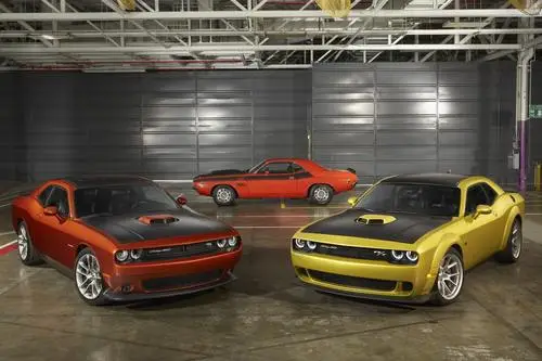 2020 Dodge Challenger 50th Anniversary Edition Men's Colored T-Shirt - idPoster.com