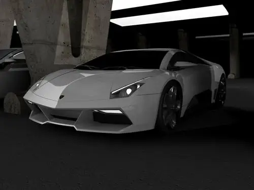2010 Lamborghini Furia Concept Design of Amadou Ndiaye White T-Shirt - idPoster.com