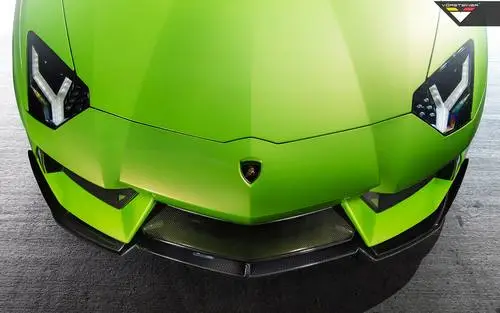 2014 Vorsteiner Lamborghini Aventador V Verde Ithaca Wall Poster picture 278567