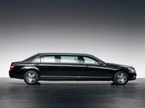 2009 Mercedes-Benz S 600 Pullman Guard Limousine Wall Poster picture 100755