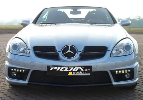 2009 Piecha Design Mercedes-Benz SLK White Tank-Top - idPoster.com