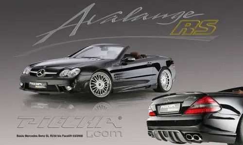 2009 Piecha Design Mercedes-Benz SL Avalange RS Men's Colored Hoodie - idPoster.com